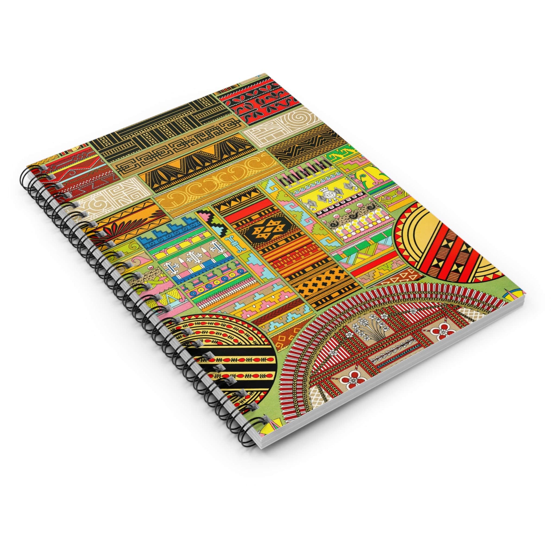 Design Inspiration Spiral Notebook Laying Flat on White Surface