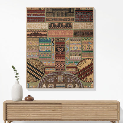 Design Inspiration Woven Blanket Woven Blanket Hanging on a Wall as Framed Wall Art