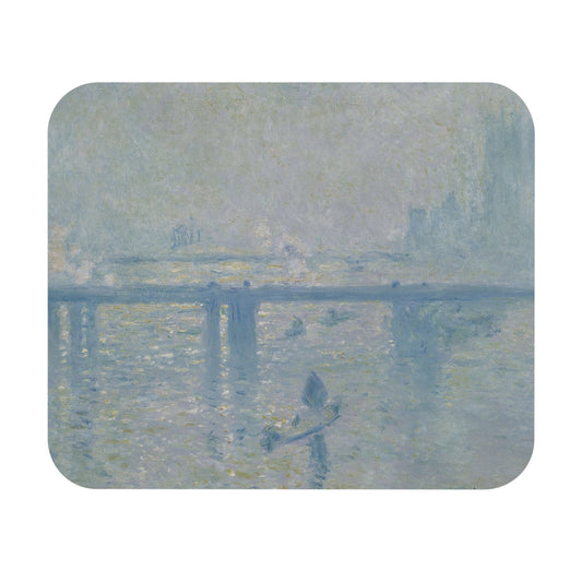 Dusty Light Blue Mouse Pad with a tranquil design, adding serenity to desk and office decor.