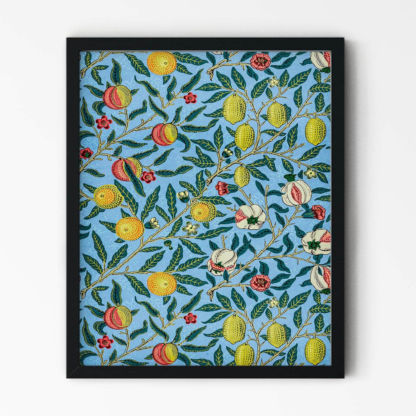 Lemons Painting in Black Picture Frame