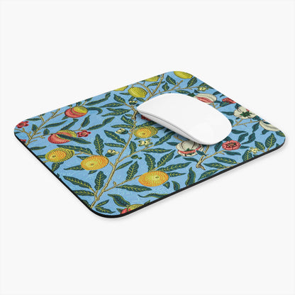 Eclectic Plants Computer Desk Mouse Pad With White Mouse