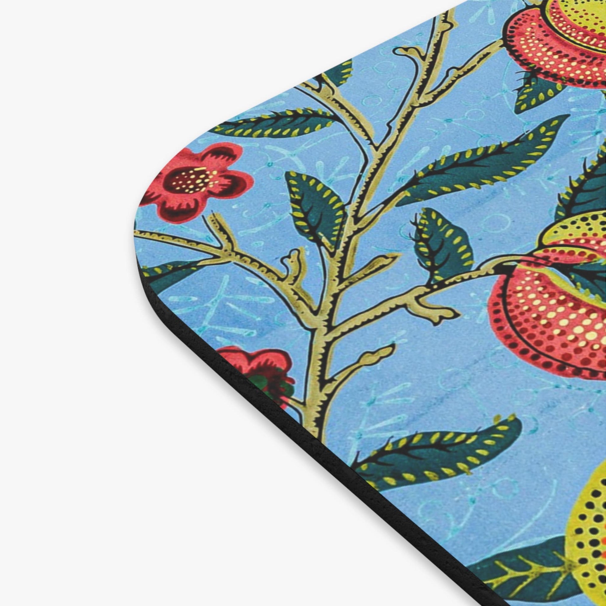 Eclectic Plants Vintage Mouse Pad Design Close Up