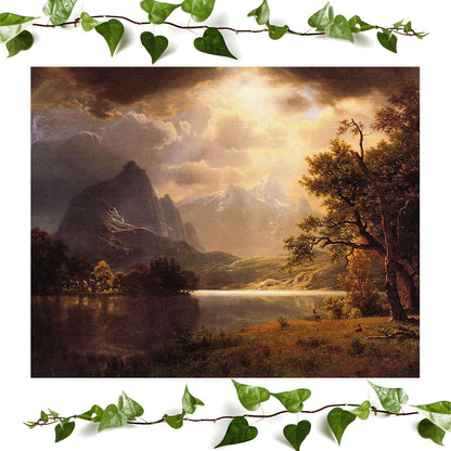 Ethereal Mountains art print estes park colorado vintage wall art