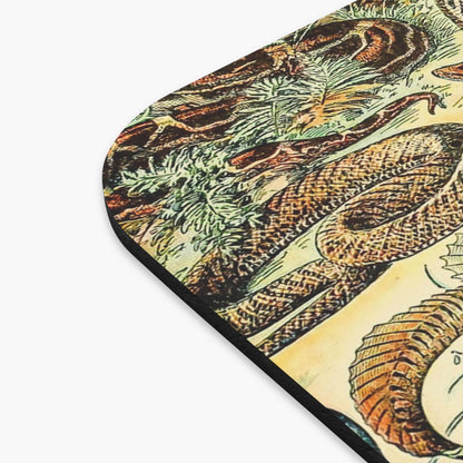 Exotic Animals Vintage Mouse Pad Design Close Up