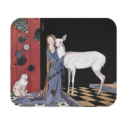 Fairytale Book Mouse Pad with cute design, desk and office decor featuring charming fairytale book artwork.