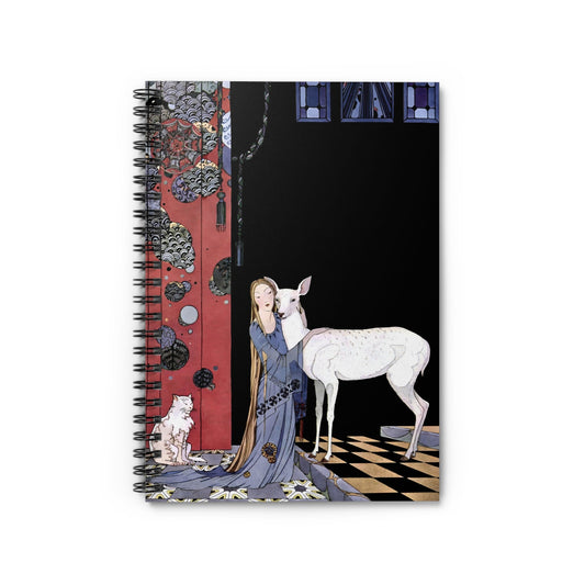 Fairytale Book Notebook with cute cover, perfect for journaling and planning, showcasing whimsical fairytale illustrations.