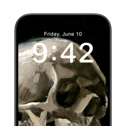 Famous Skull Phone Wallpaper Close Up