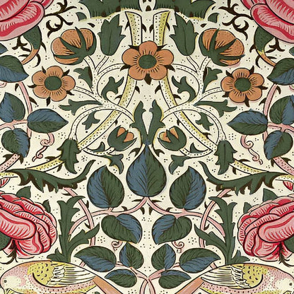 William Morris Floral Art Print Close Up Detail Shot 2