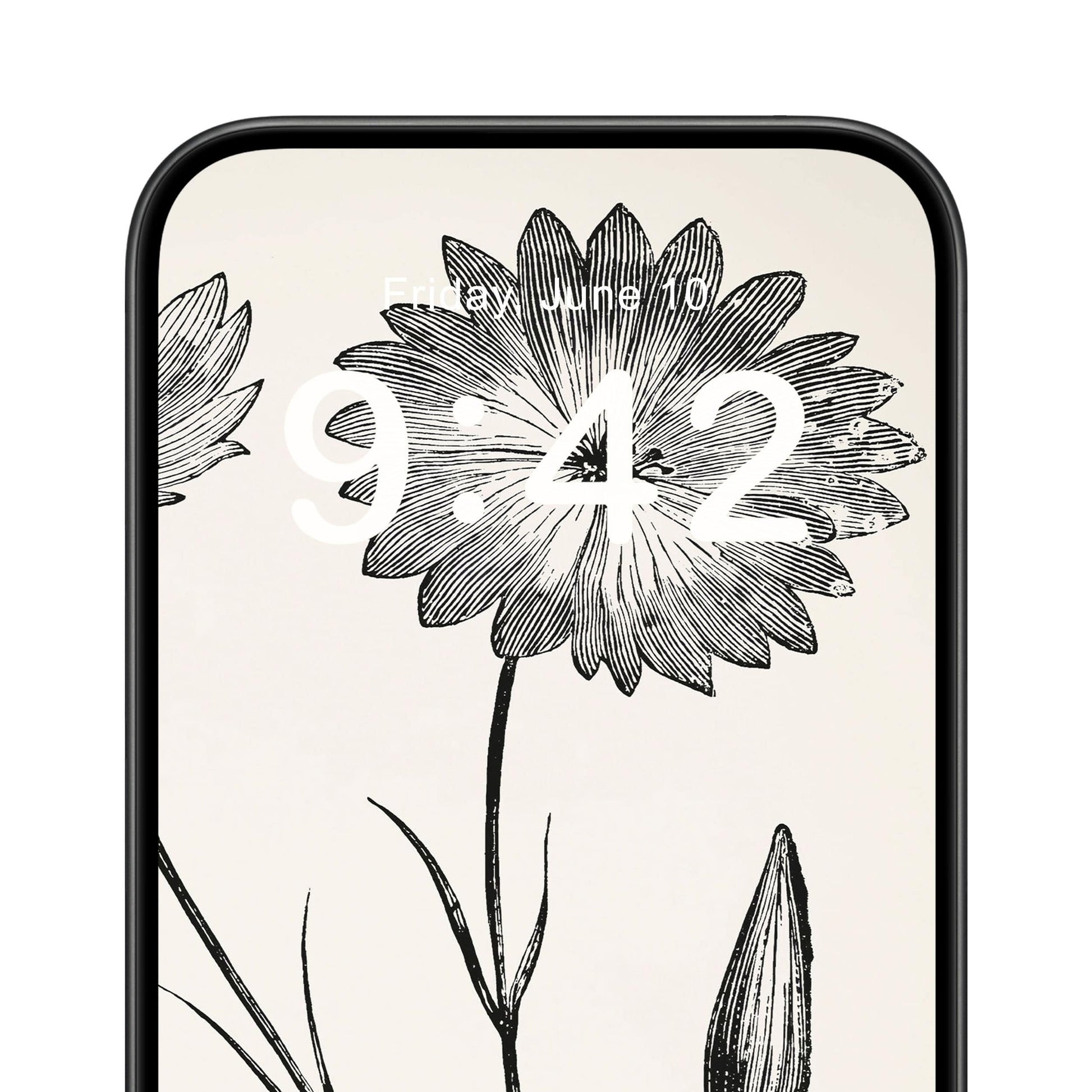 Floral Phone Wallpaper Close Up