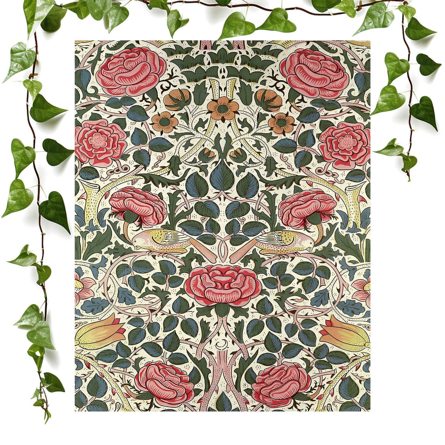 William Morris Floral Wall Art Print