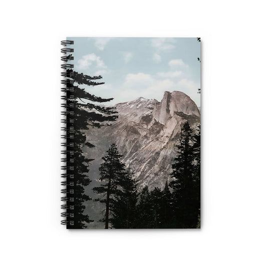 Yosemite Valley Notebook with South Dome cover, great for journaling and planning, highlighting the majestic South Dome in Yosemite Valley.