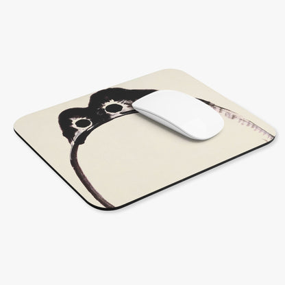 Funny Japanese Toad Computer Desk Mouse Pad With White Mouse