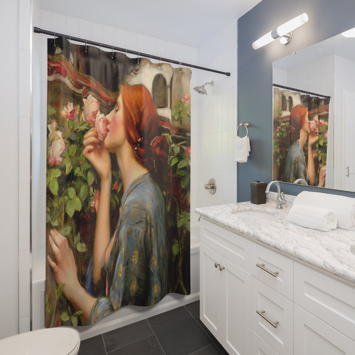 Garden Bliss Shower Curtain Best Bathroom Decorating Ideas for Victorian Decor