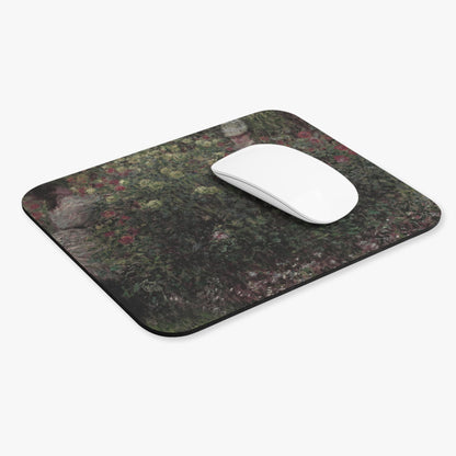 Gardening Computer Desk Mouse Pad With White Mouse