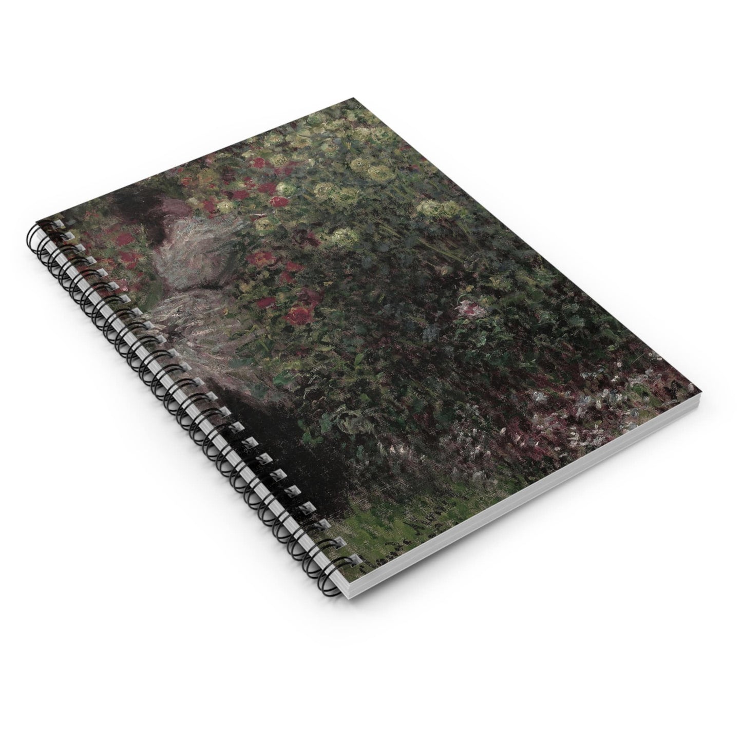 Gardening Spiral Notebook Laying Flat on White Surface