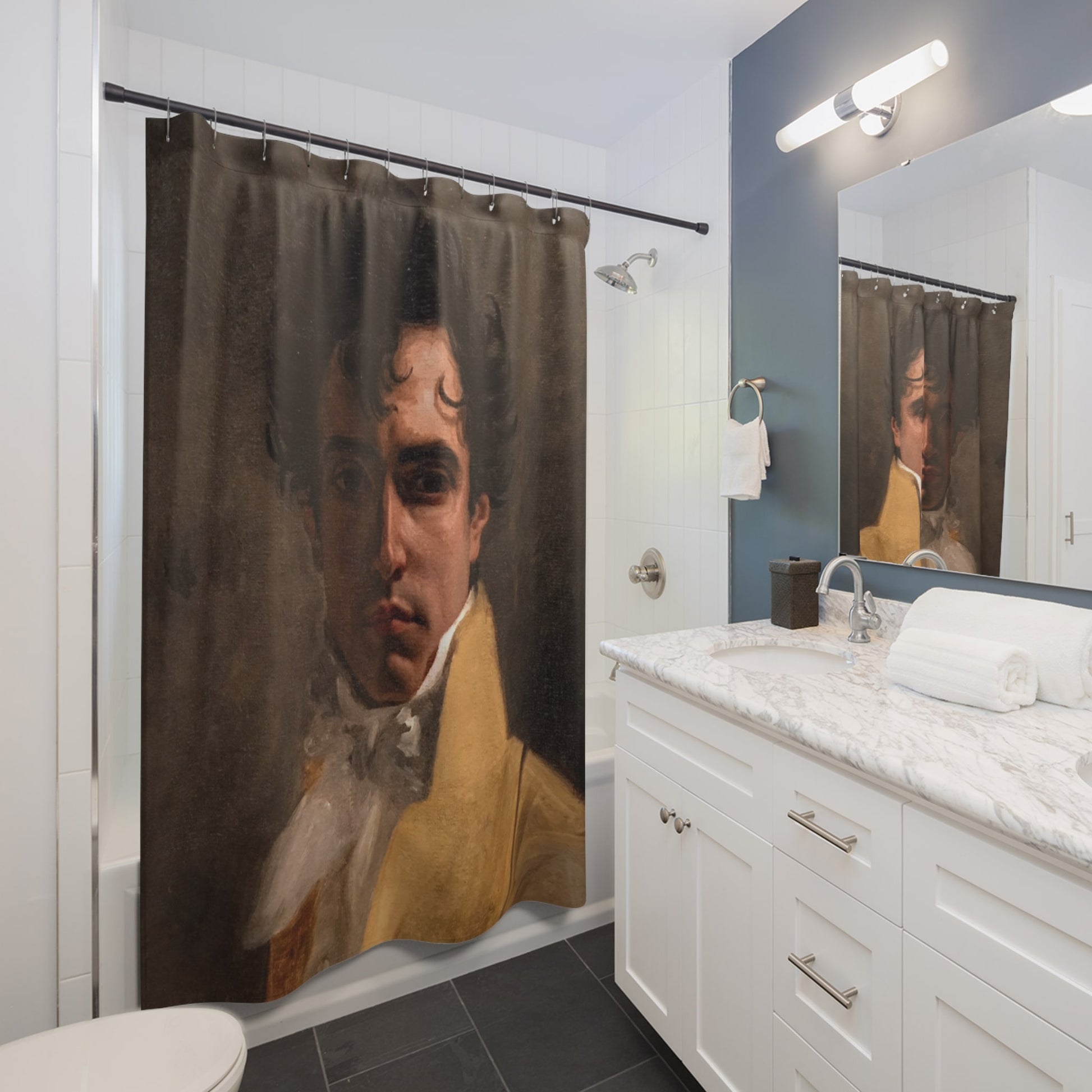 Gilded Age Heart Throb Shower Curtain Best Bathroom Decorating Ideas for Victorian Decor