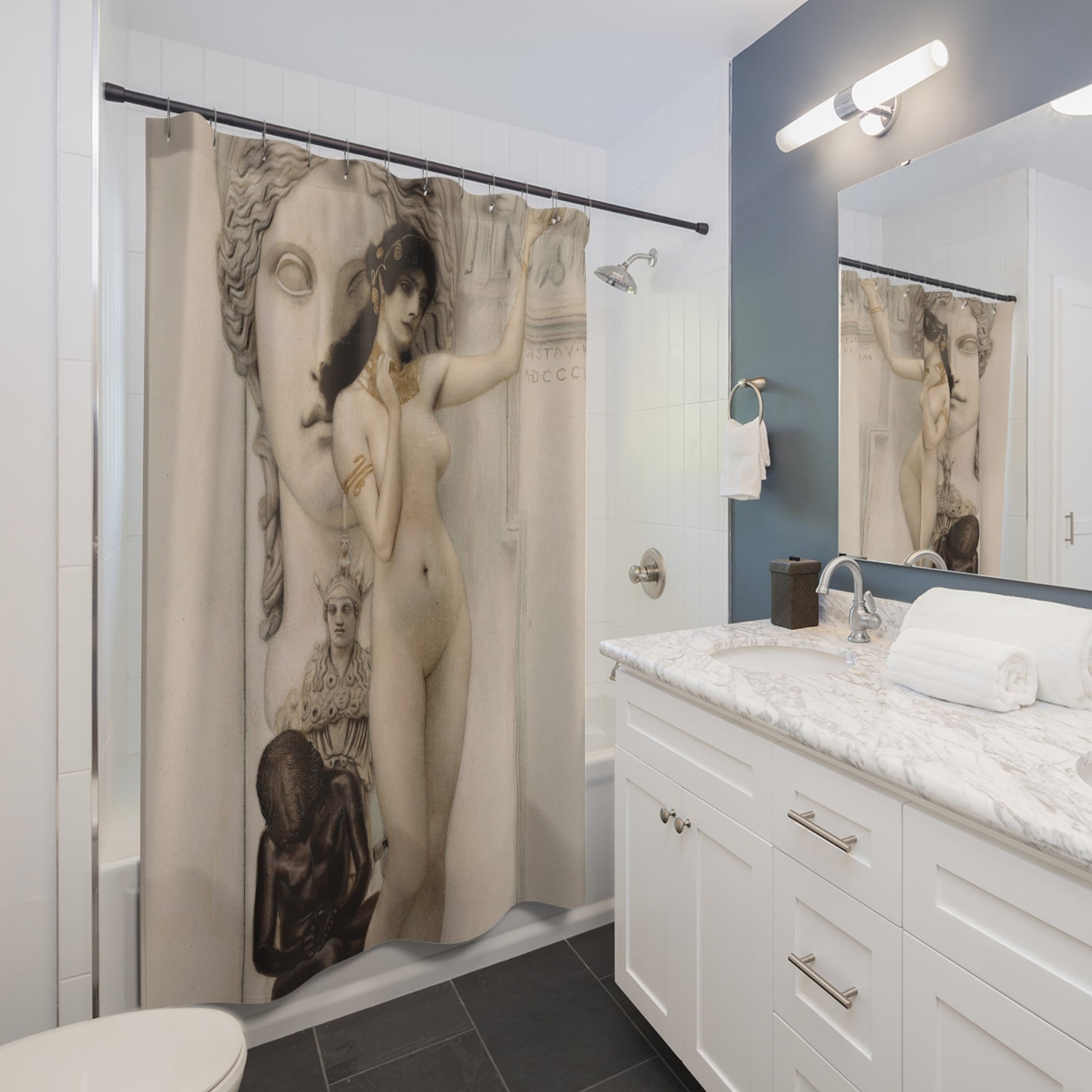 Gothic Shower Curtain Best Bathroom Decorating Ideas for Victorian Decor