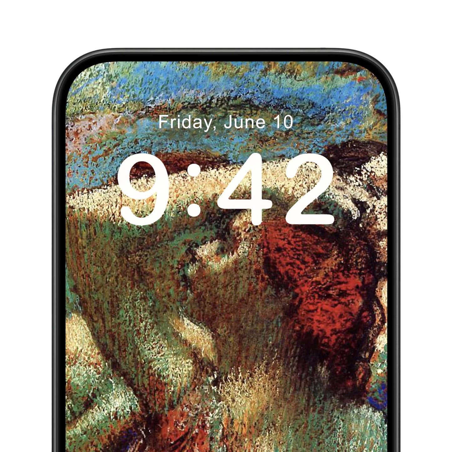 Impressionist Phone Wallpaper Close Up