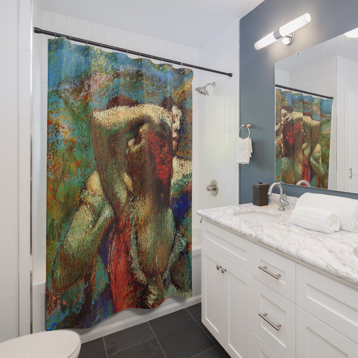 Impressionist Shower Curtain Best Bathroom Decorating Ideas for Victorian Decor
