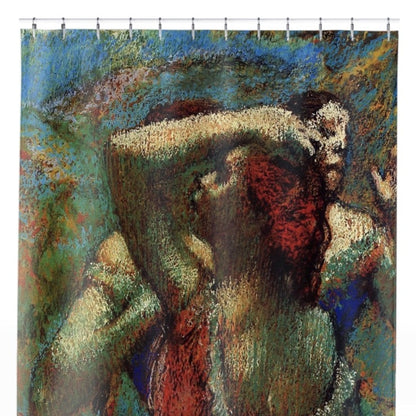 Impressionist Shower Curtain Close Up, Victorian Shower Curtains