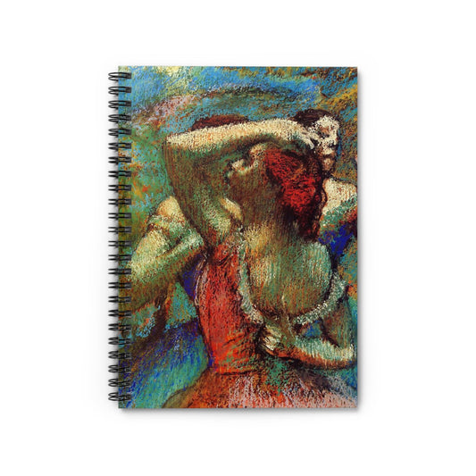Impressionist Notebook with Degas Dancers cover, ideal for journaling and planning, showcasing Degas' dancers.