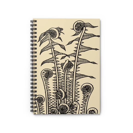 Ink Plants Notebook with Julie de Graag cover, great for journaling and planning, featuring botanical ink illustrations by Julie de Graag.