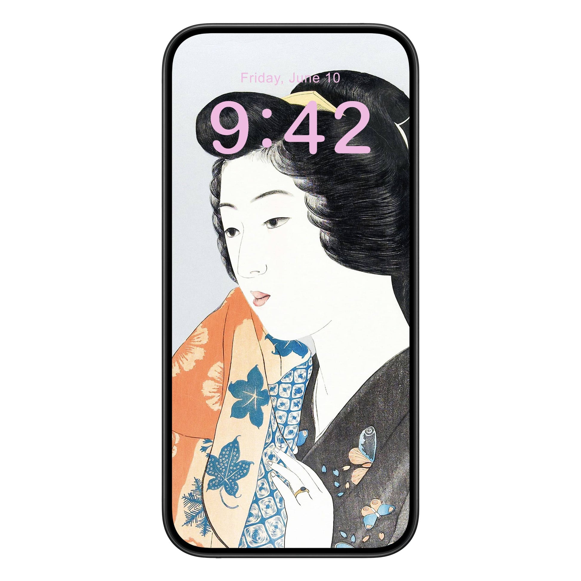 Japanese Fashion Phone Wallpaper Pink Text
