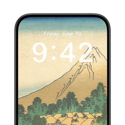 Japanese Mountain Phone Wallpaper Close Up