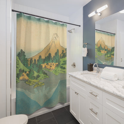Japanese Mountain Shower Curtain Best Bathroom Decorating Ideas for Japanese Decor