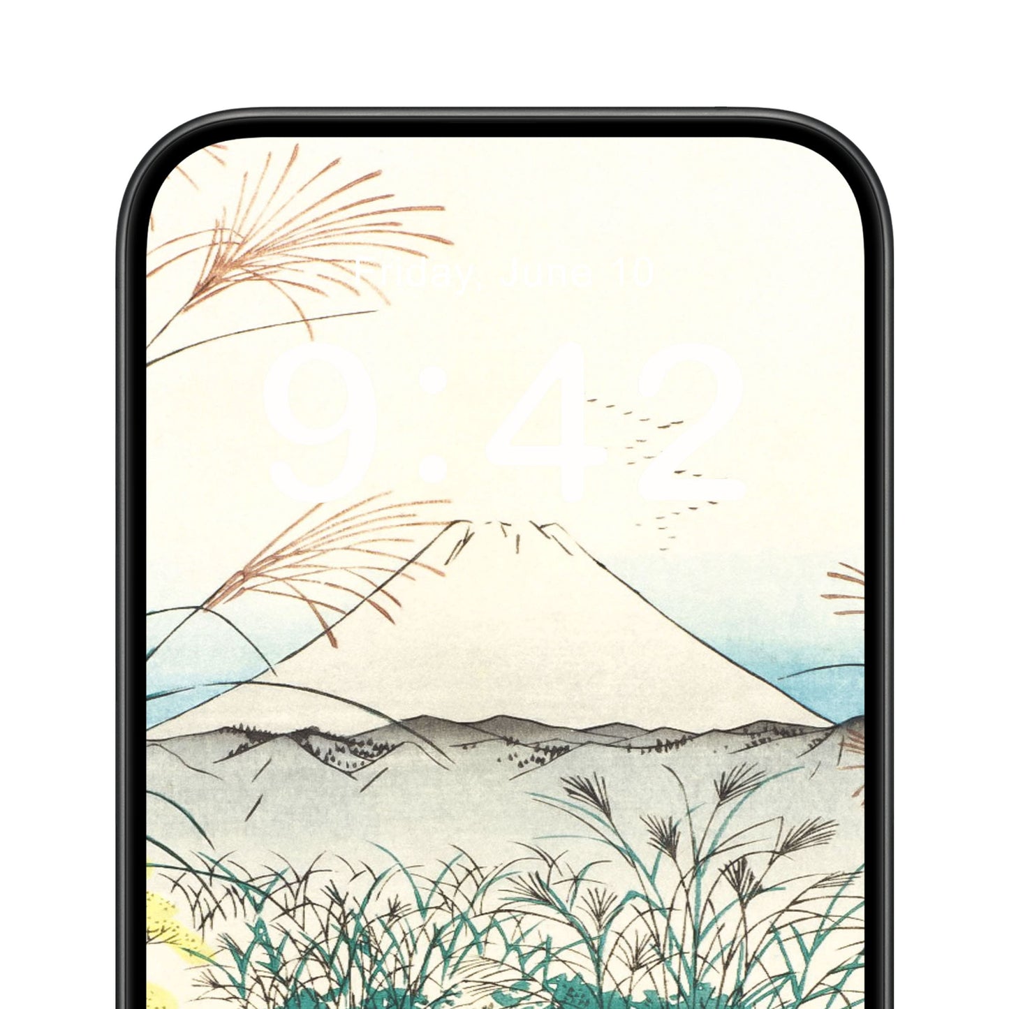 Japanese Spring Landscape Phone Wallpaper Close Up