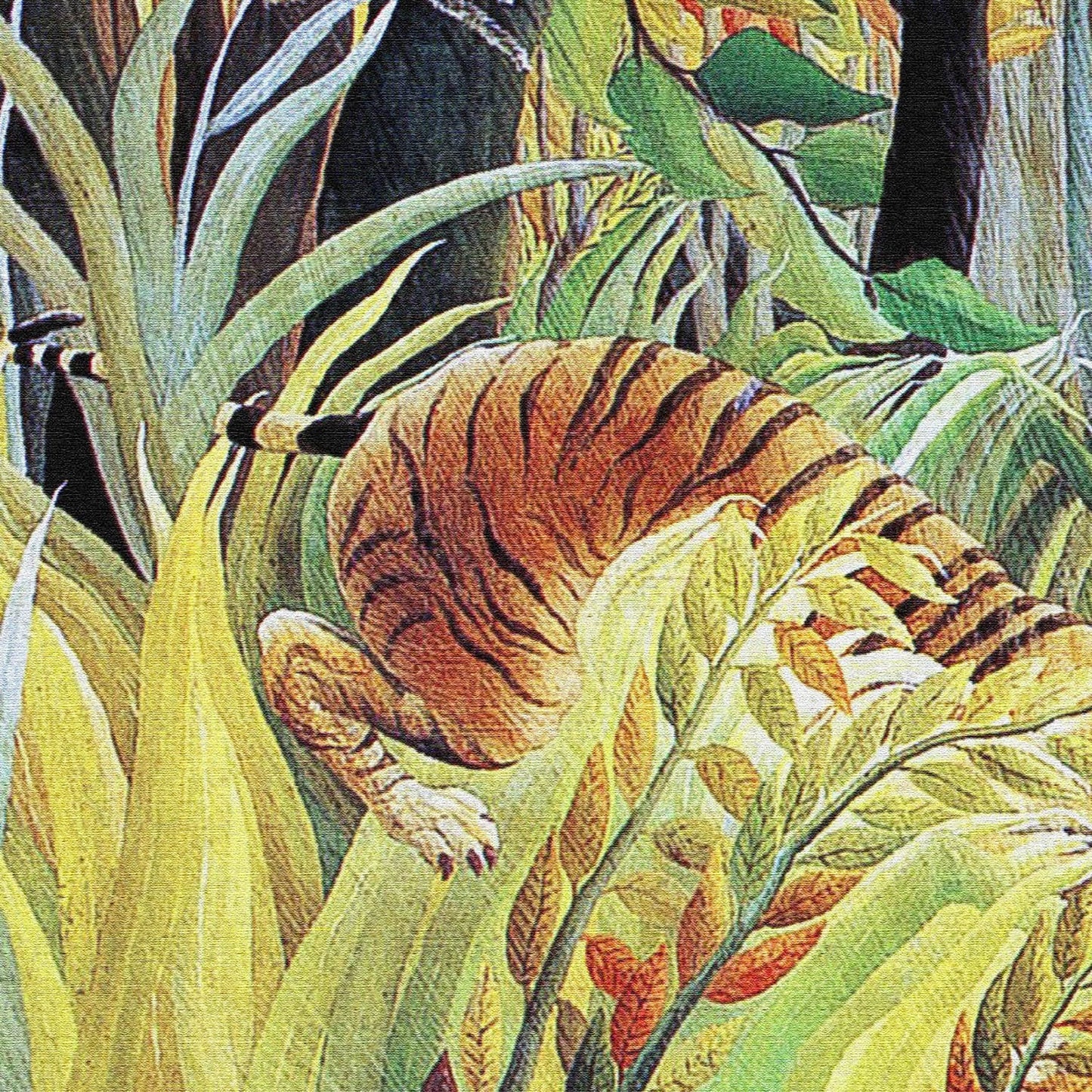 Jungle Landscape Art Print Close Up Detail Shot