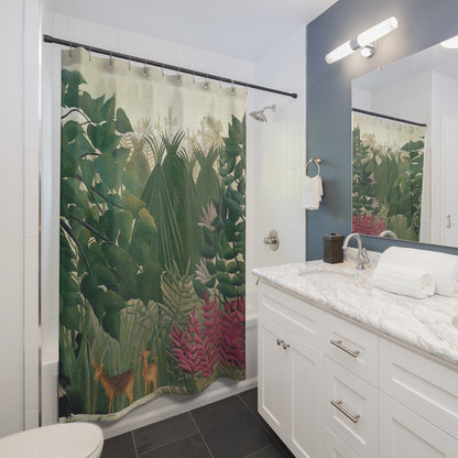 Jungle Shower Curtain Best Bathroom Decorating Ideas for Landscapes Decor