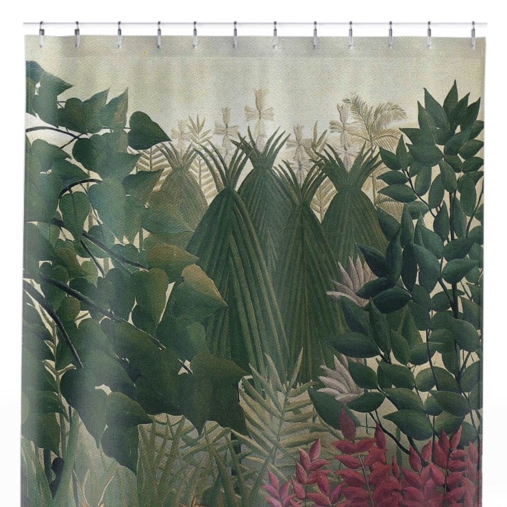 Jungle Shower Curtain Close Up, Landscapes Shower Curtains