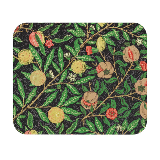 Lemons Mouse Pad featuring classic William Morris fruits, perfect for desk and office decor.