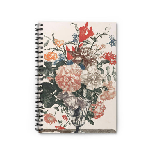 Light Floral Notebook with Jean Baptiste cover, ideal for journaling and planning, showcasing delicate floral artwork by Jean Baptiste.