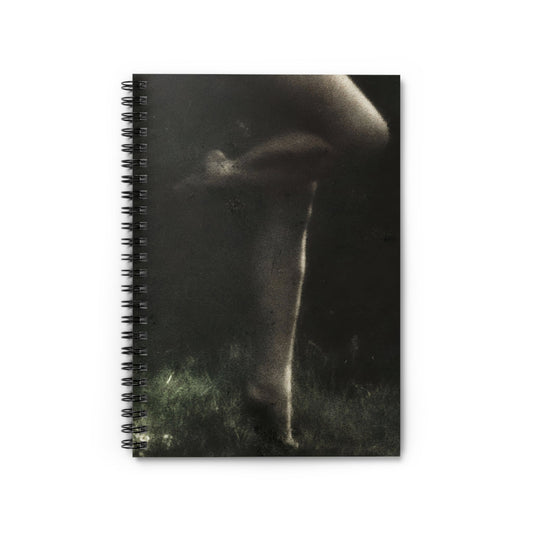 Midnight Forest Notebook with Moody and Dark cover, ideal for journaling and planning, showcasing a moody and dark forest scene.
