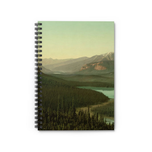 Mountains Notebook with Emerald Lake cover, perfect for journaling and planning, featuring serene Emerald Lake scenery.