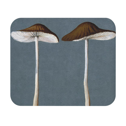 Mushroom Mouse Pad with unique cool mushrooms design, desk and office decor showcasing various mushroom illustrations.