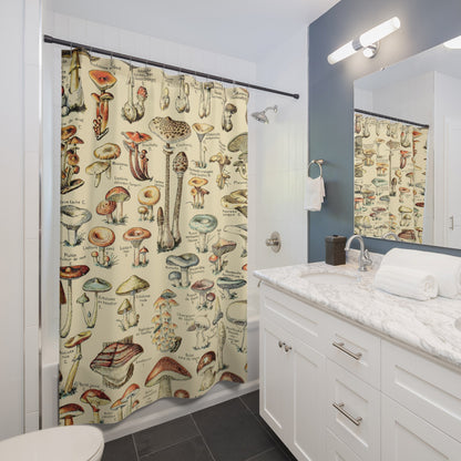 Mushroom Shower Curtain Best Bathroom Decorating Ideas for Botanical Decor