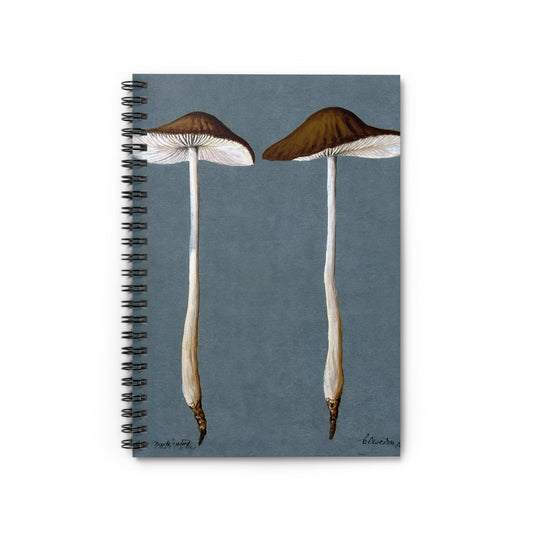 Mushroom Notebook with cool mushrooms cover, ideal for journaling and planning, featuring unique mushroom illustrations.
