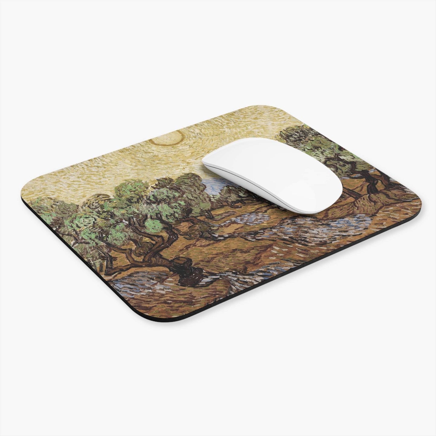 Nature Computer Desk Mouse Pad With White Mouse
