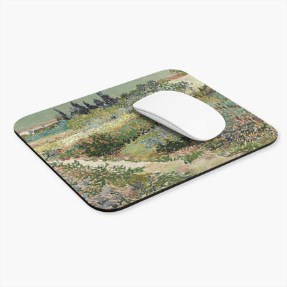 Nature Landscape Computer Desk Mouse Pad With White Mouse