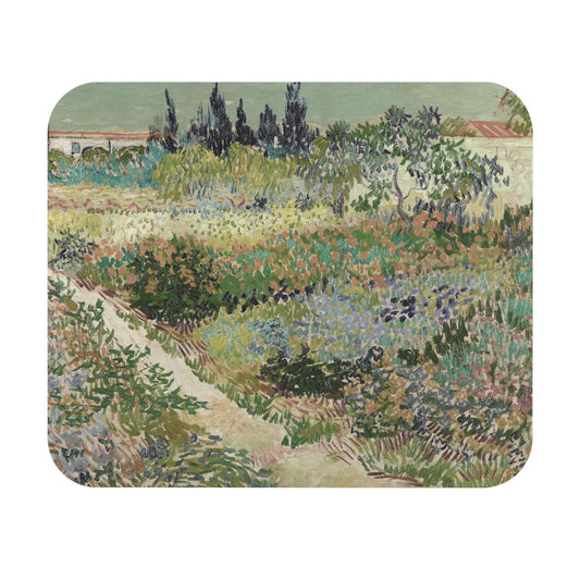 Nature Landscape Mouse Pad with Van Gogh inspired design, desk and office decor highlighting famous Van Gogh landscapes.
