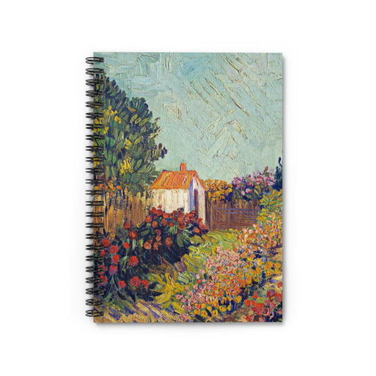 Nature Notebook with Van Gogh cover, ideal for journals and planners, highlighting Van Gogh's famous landscape paintings.