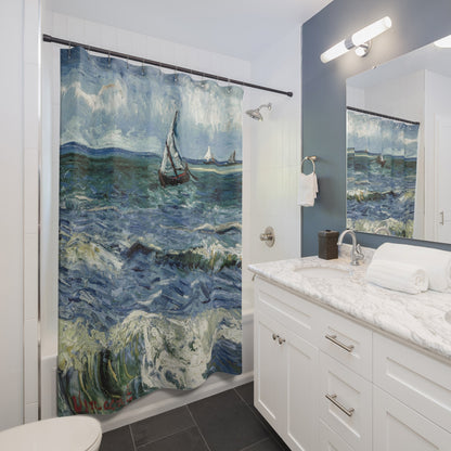 Ocean Shower Curtain Best Bathroom Decorating Ideas for Seascapes Decor