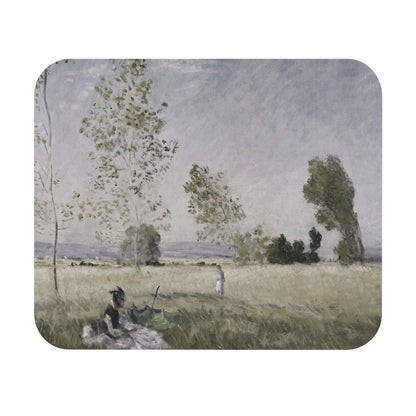 Impressionist Landscape Mouse Pad featuring Claude Monet art, enhancing desk and office decor.