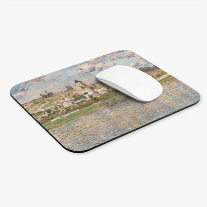 Paris Landscape Computer Desk Mouse Pad With White Mouse