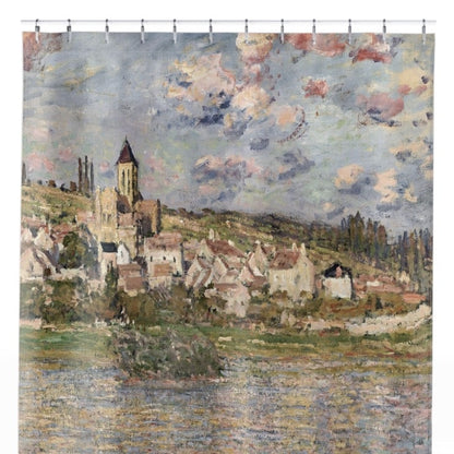 Paris Landscape Shower Curtain Close Up, Landscapes Shower Curtains