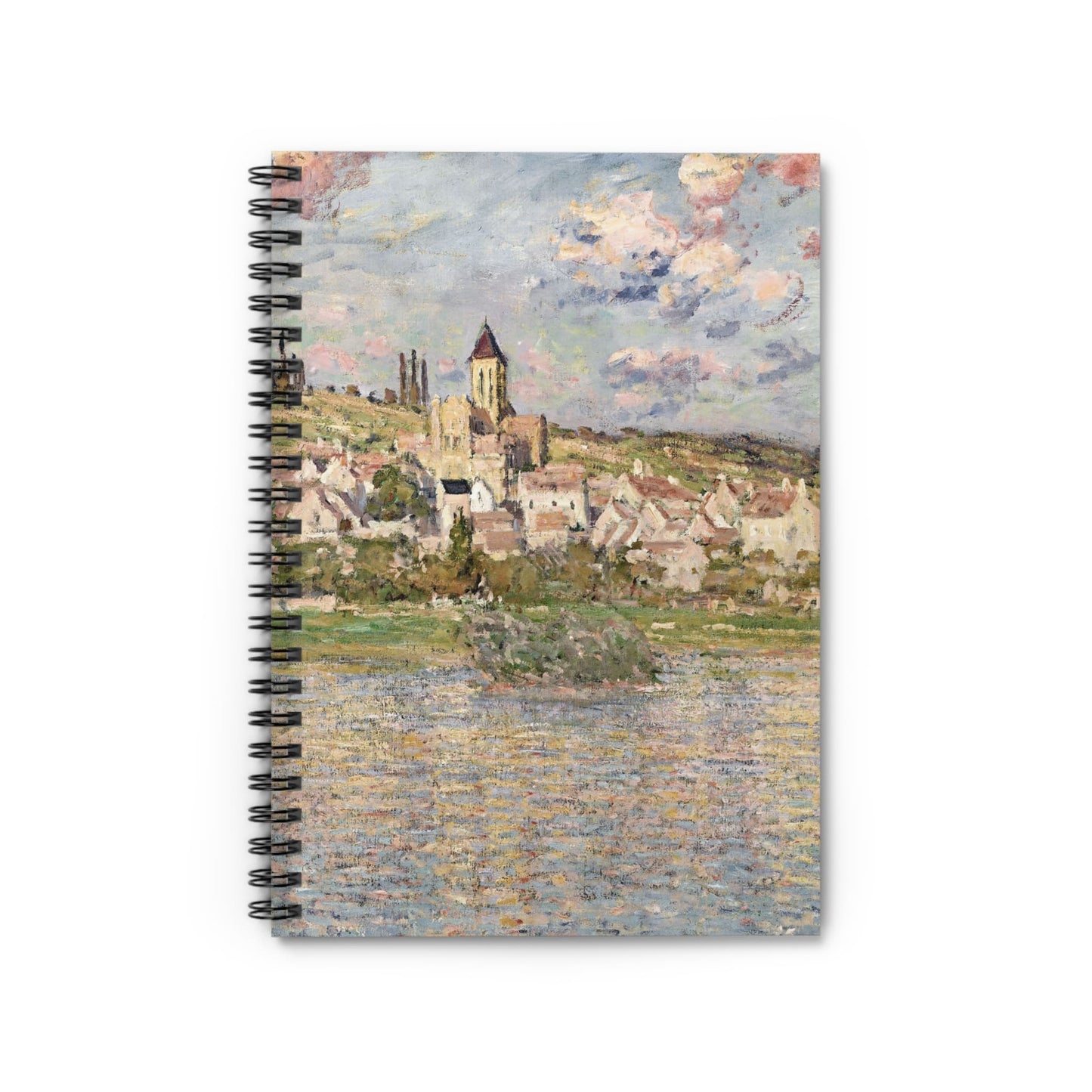 Paris Landscape Notebook with Seine River cover, ideal for travelers, showcasing scenic views of the Seine River.