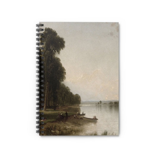 Peaceful Landscape Notebook with Antique Lake cover, perfect for journaling and planning, showcasing a serene antique lake scene.